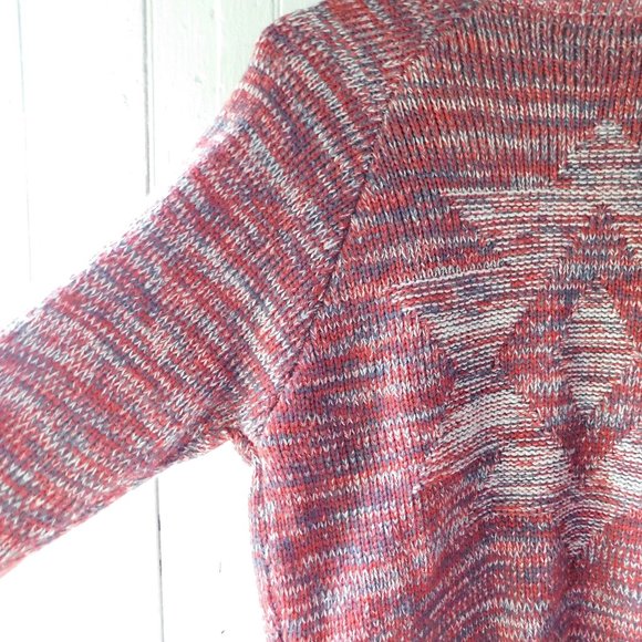 💞 Aztec Bohemian Rust Cardigan - Picture 4 of 14